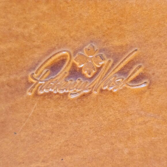 Patricia Nash Brown Leather Envelope Clutch Mini Tech Portfolio Embossed ~LN~ - Picture 5 of 7